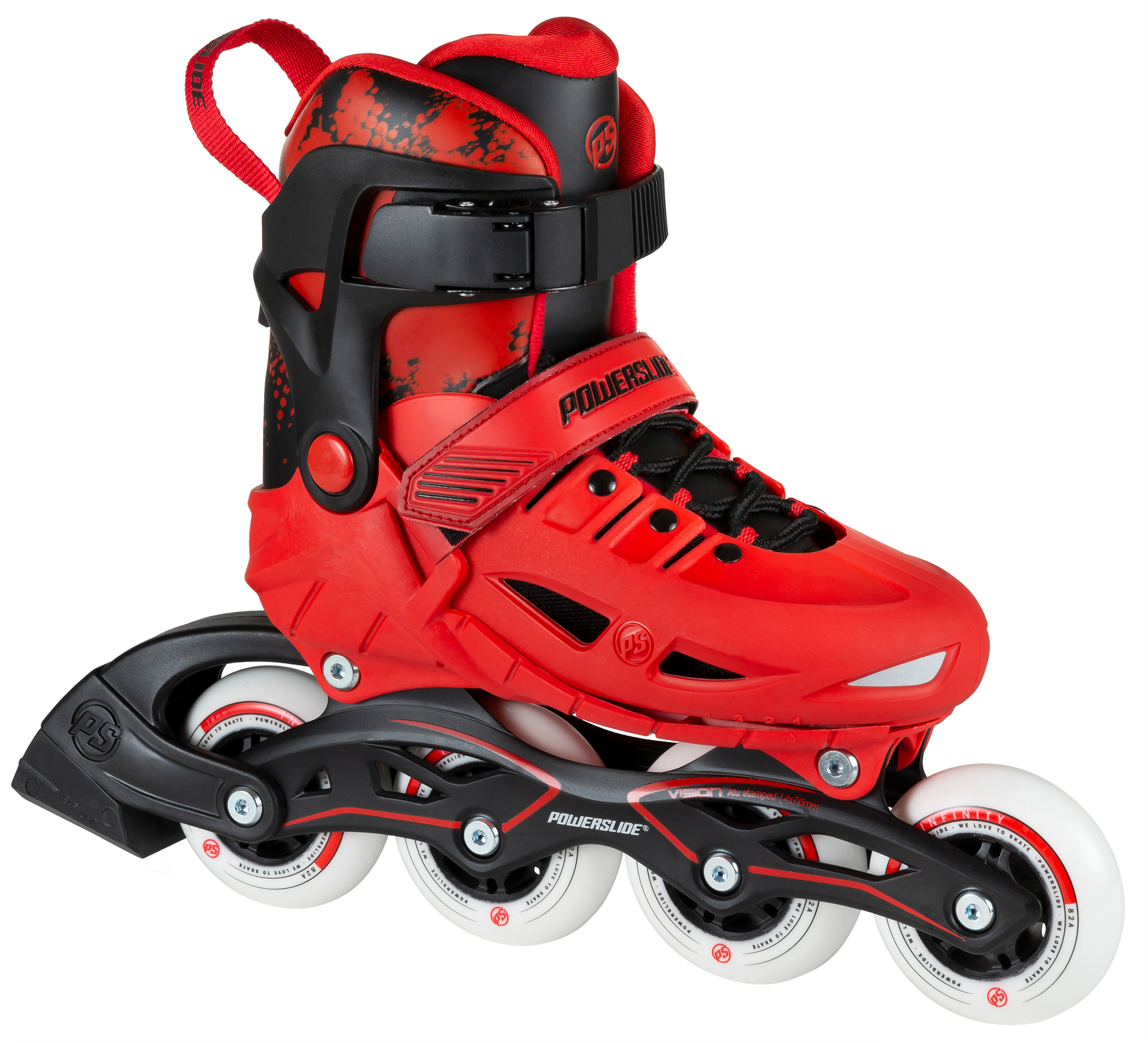 Powerslide Dětské kolečkové brusle Powerslide Universe Red 4 Wheel