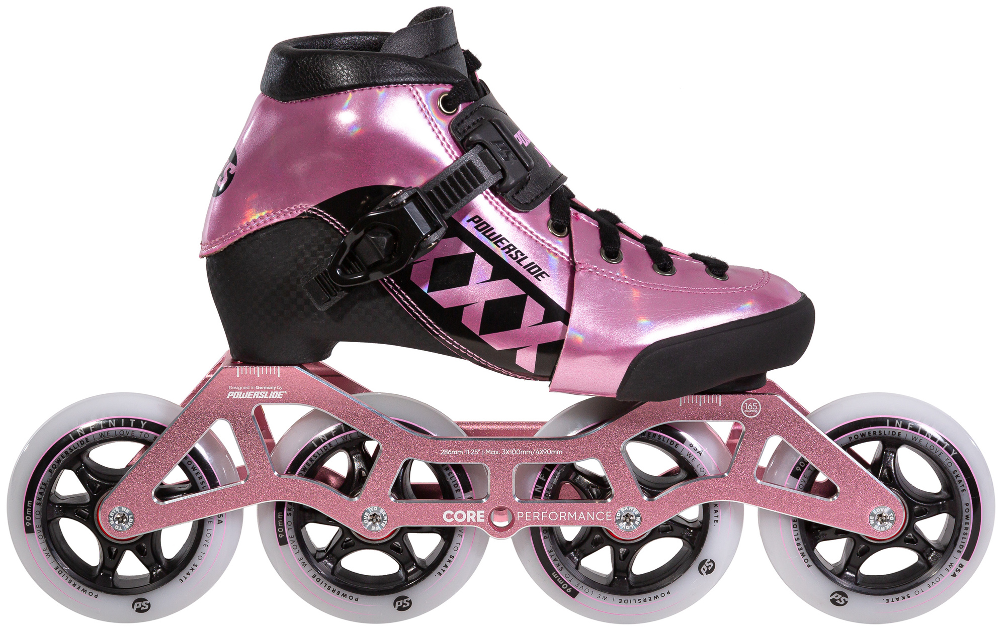 Powerslide Dětské kolečkové brusle Powerslide XXX Adjustable Pink